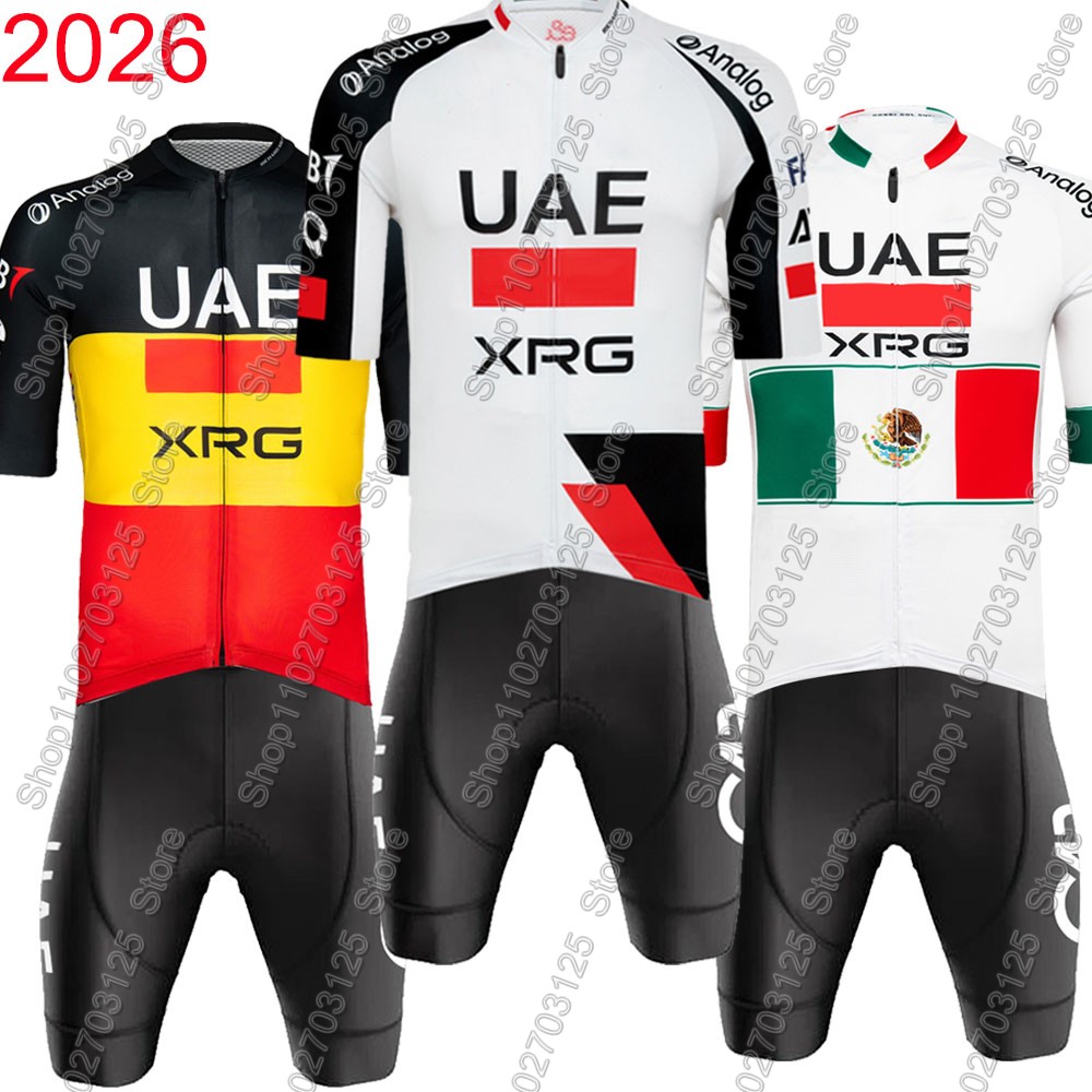 Mountain Biking New Mexico - UAE 팀 2026 사이클링 저지 세트