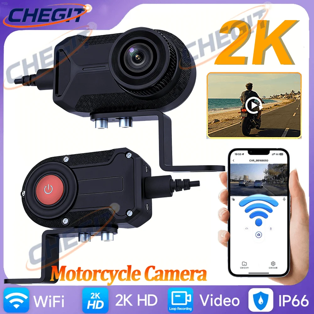 Mountain Biking Images - 신형 2K QHD 오토바이 주행용 WIFI