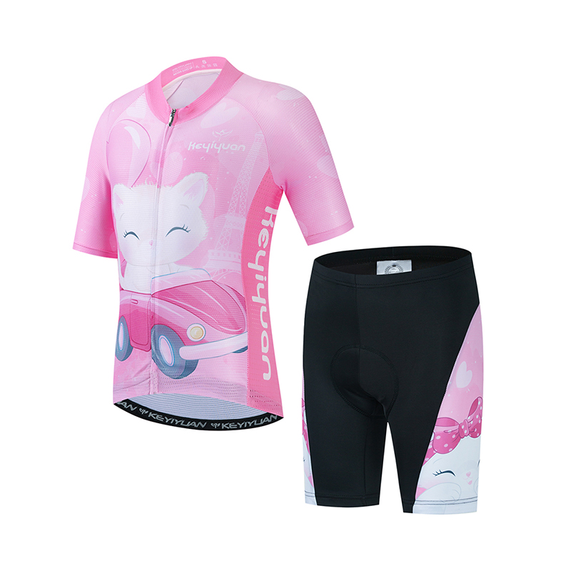 Mountain Biking Clothes - KEYIYUAN 어린이 도로 사이클링 저지 세트