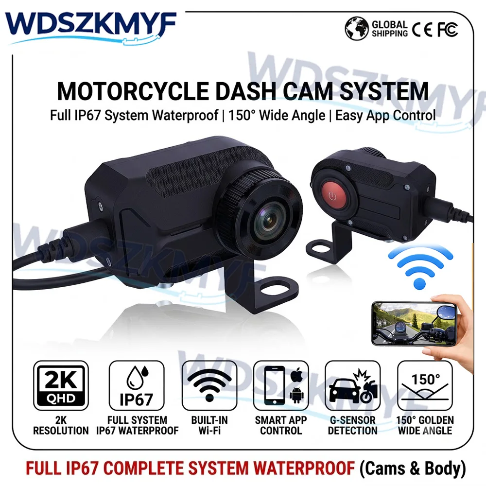 Mountain Biking Images - 오토바이 DVR 2K HD WiFi 방수