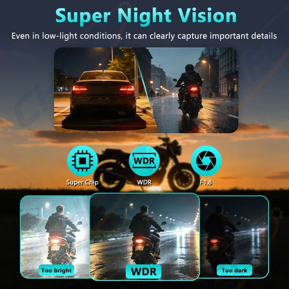 2K HD 오토바이 운전용 블랙박스 캠코더 2K HD  - Mountain Biking Images 리뷰 및 가격
