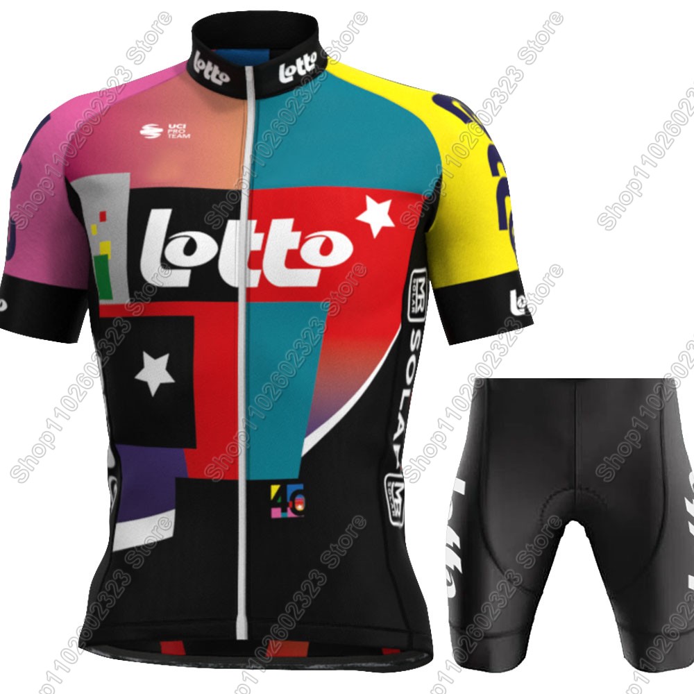 2025 로또 팀 사이클링 저지 세트 여름 벨기에 의류 - Mountain Biking Clothes 리뷰 및 가격
