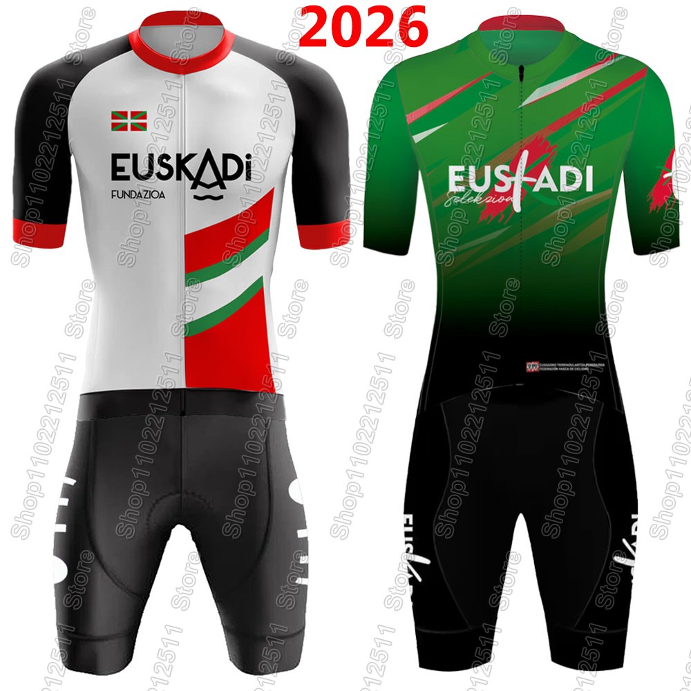 Euskadi 팀 사이클링 저지 2026 세트 여름 스 - Mountain Biking Shorts 리뷰 및 가격