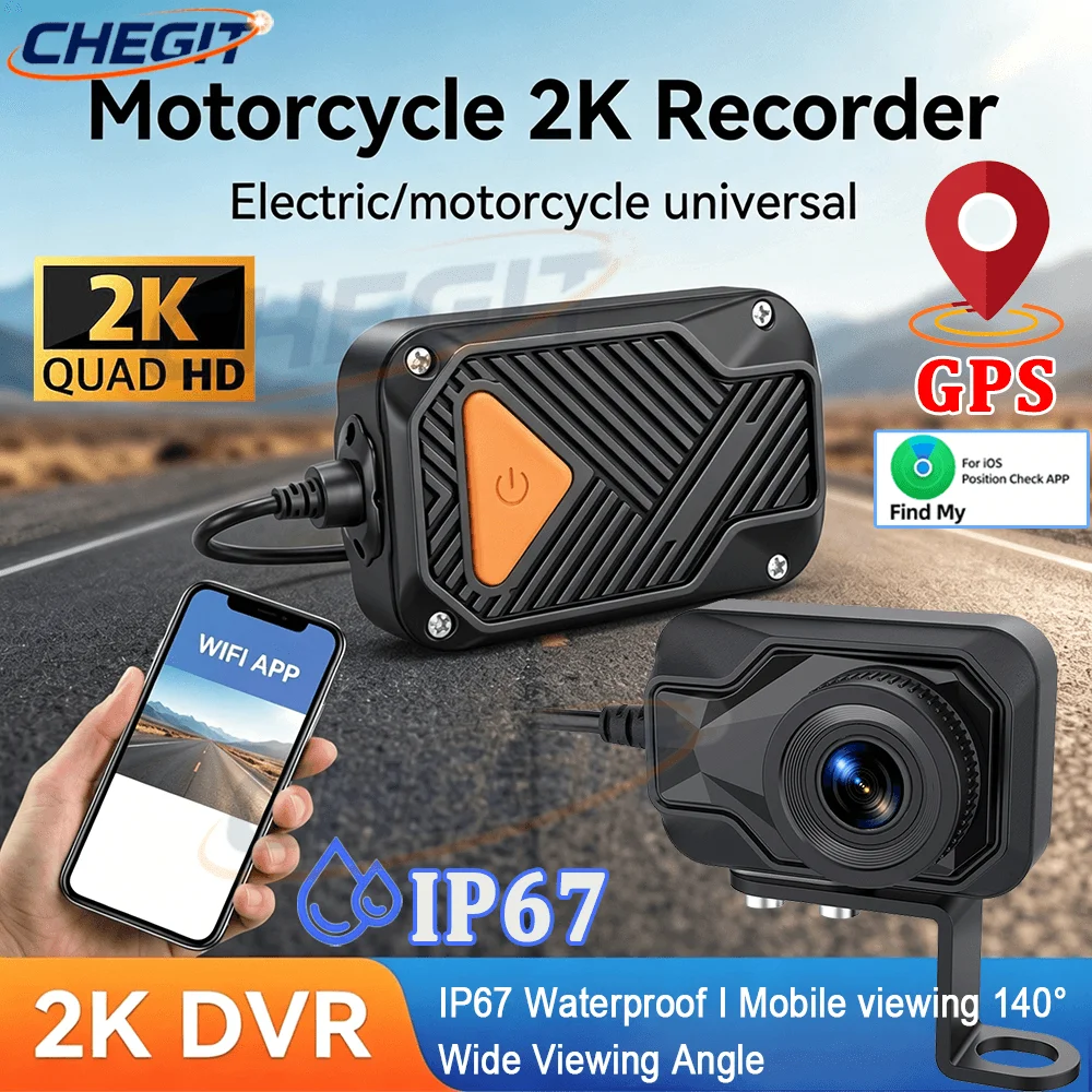 오토바이 DVR 2K HD WiFi 및 앱 방수 IP6 - Mountain Biking Images 리뷰 및 가격