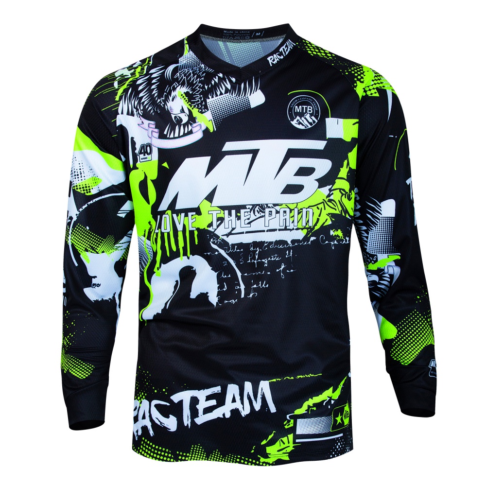 MTB 산악 자전거 긴팔 사이클링 저지 트렌디 프린트  - Mountain Biking Shop 리뷰 및 가격