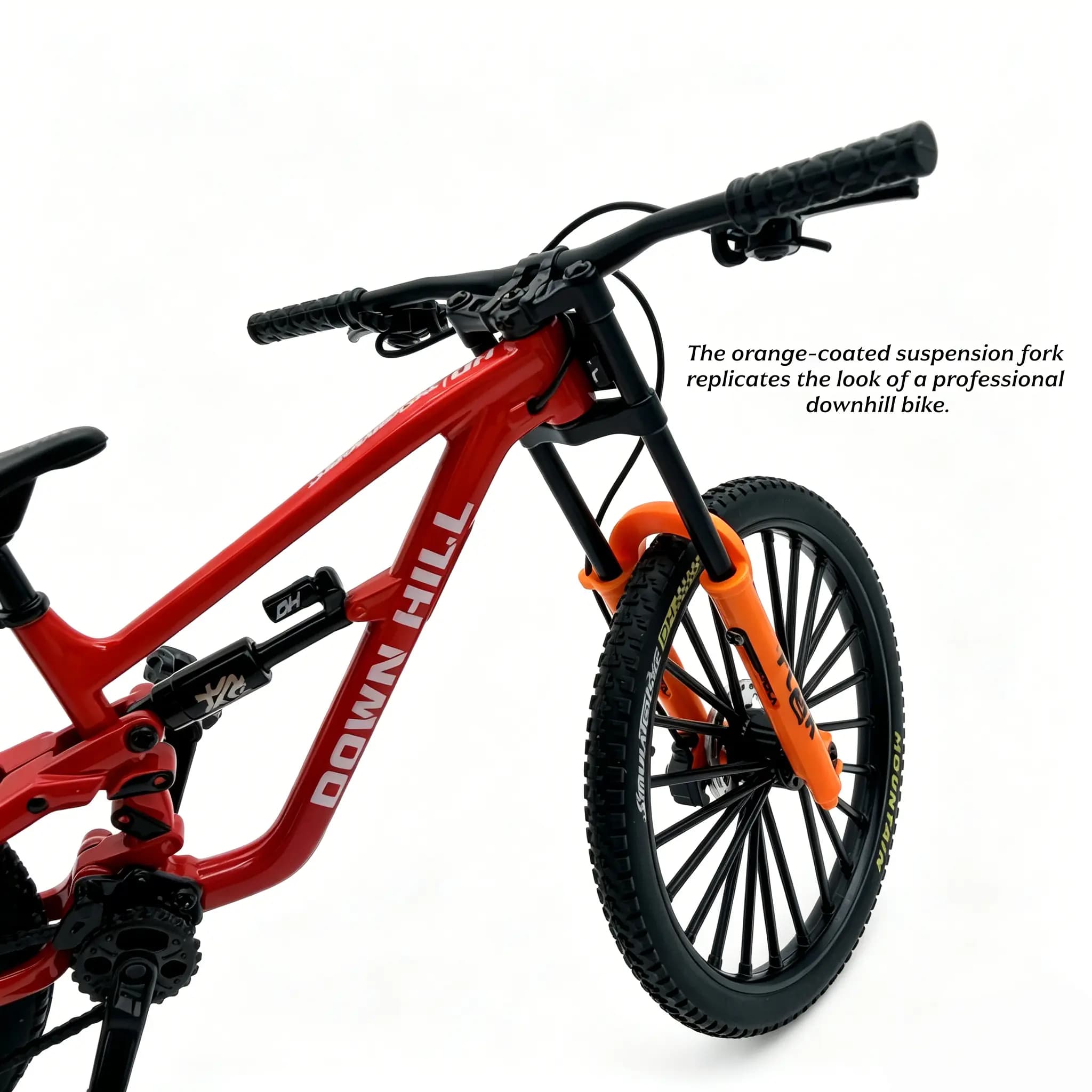 1:8 스케일 합금 다운힐 산악 자전거 모델, 움직일  - Mountain Biking Overalls 리뷰 및 가격