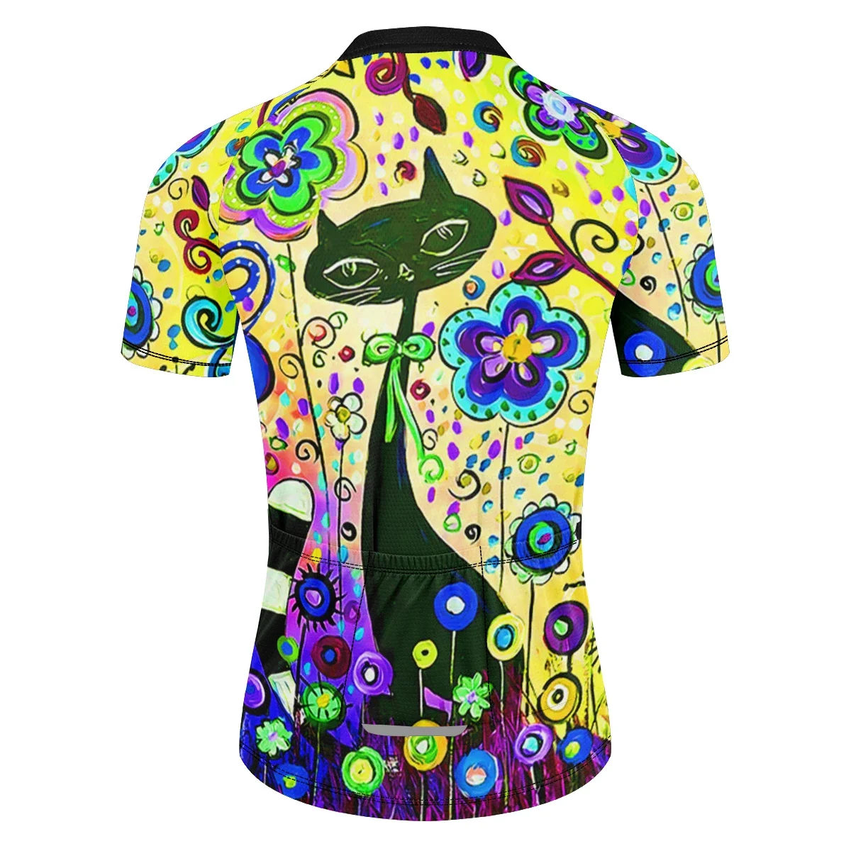 2024 여성용 사이클링 의류 귀여운 컬러 고양이 반팔 - Mountain Biking Clothes 리뷰 및 가격