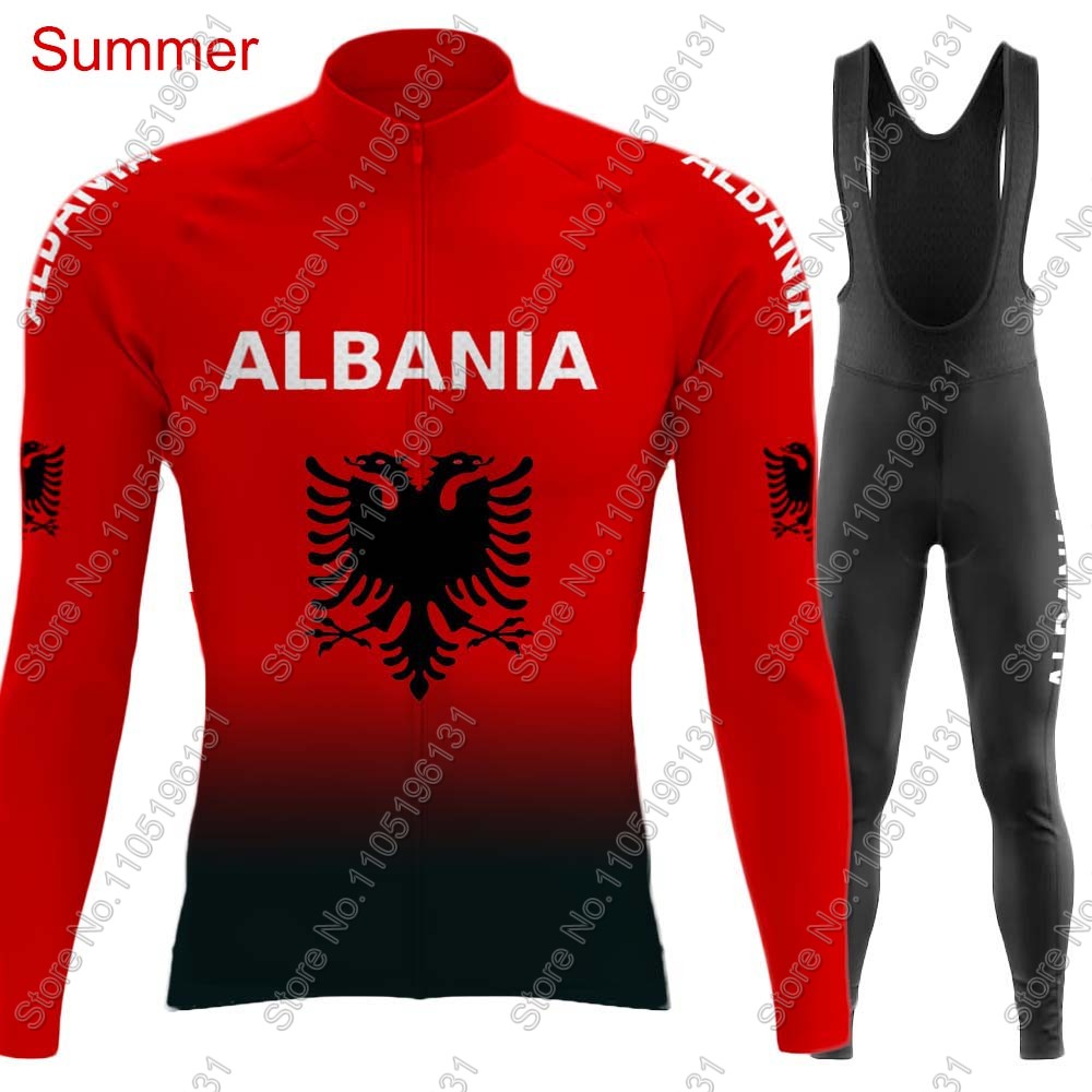 알바니아 국가대표팀 2026 사이클링 저지 세트 긴팔  - Mountain Biking Clothes 리뷰 및 가격