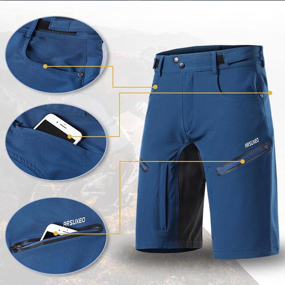ARSUXEO 남성용 사이클링 반바지 루즈핏 MTB 산 - Mountain Biking Overalls 리뷰 및 가격